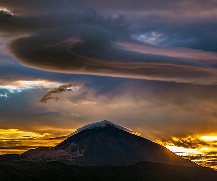 Teide bei Sonnenuntergang