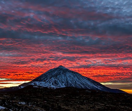 Teide bei Sonnenuntergang